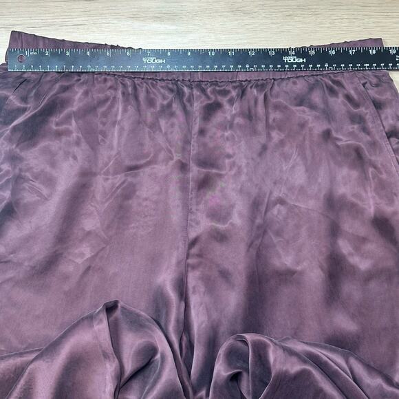 Eileen Fisher XL Purple Silky Lightweight Lounge Pants Trousers - Picture 5 of 7